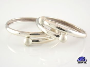 Baby White Gold Bangles 216