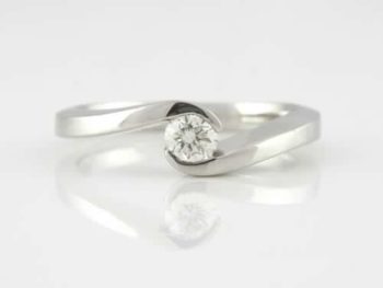 Round Brilliant Cut 0.25ct Diamond Solitaire 00478