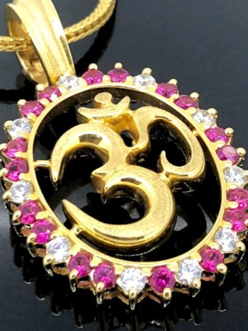 Gold Aum Pendants