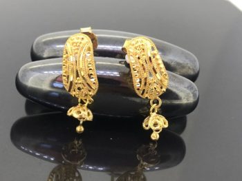 Yellow Gold Earrings E004