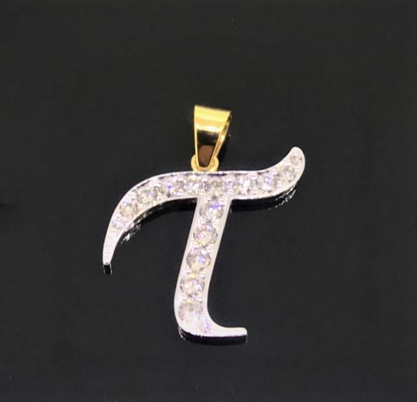 T Diamond Pendant