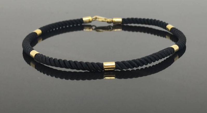 Black String Bracelet - Image 2