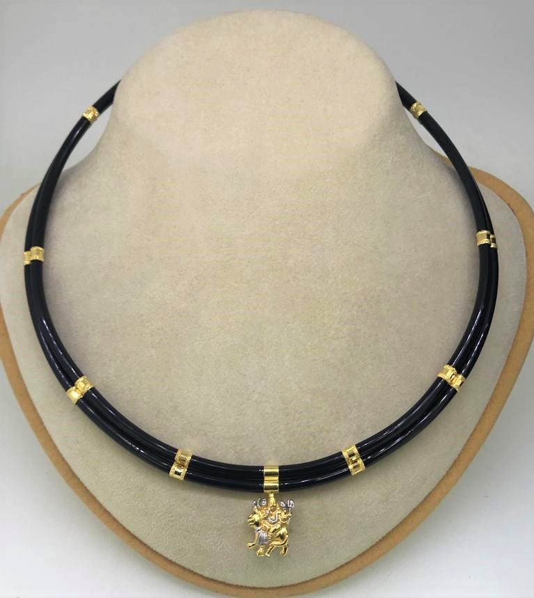 Black Cord Neck Chain