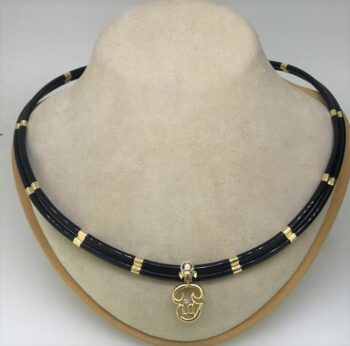 Black Cord Neck Chain