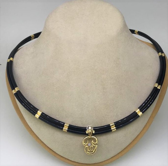 Black Cord Neck Chain