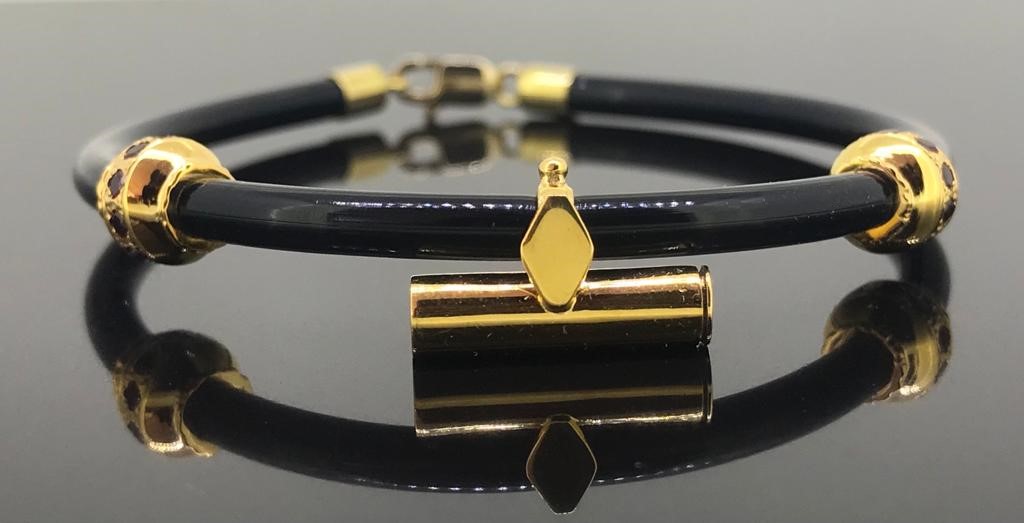Black Cord Bracelet - Image 2