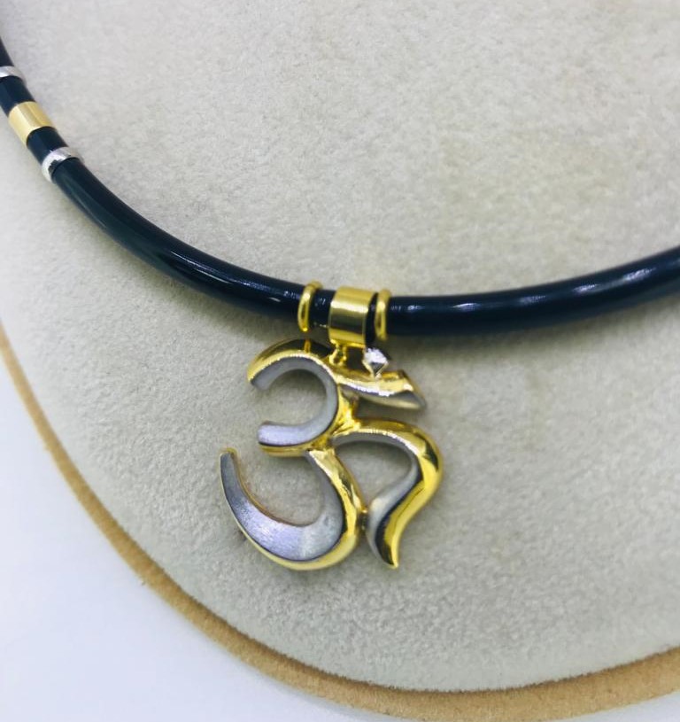 Black Cord Neck Chain - Image 4