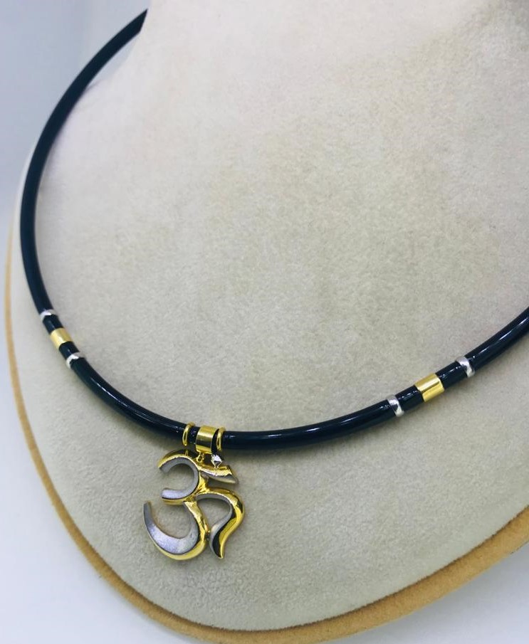 Black Cord Neck Chain - Image 2